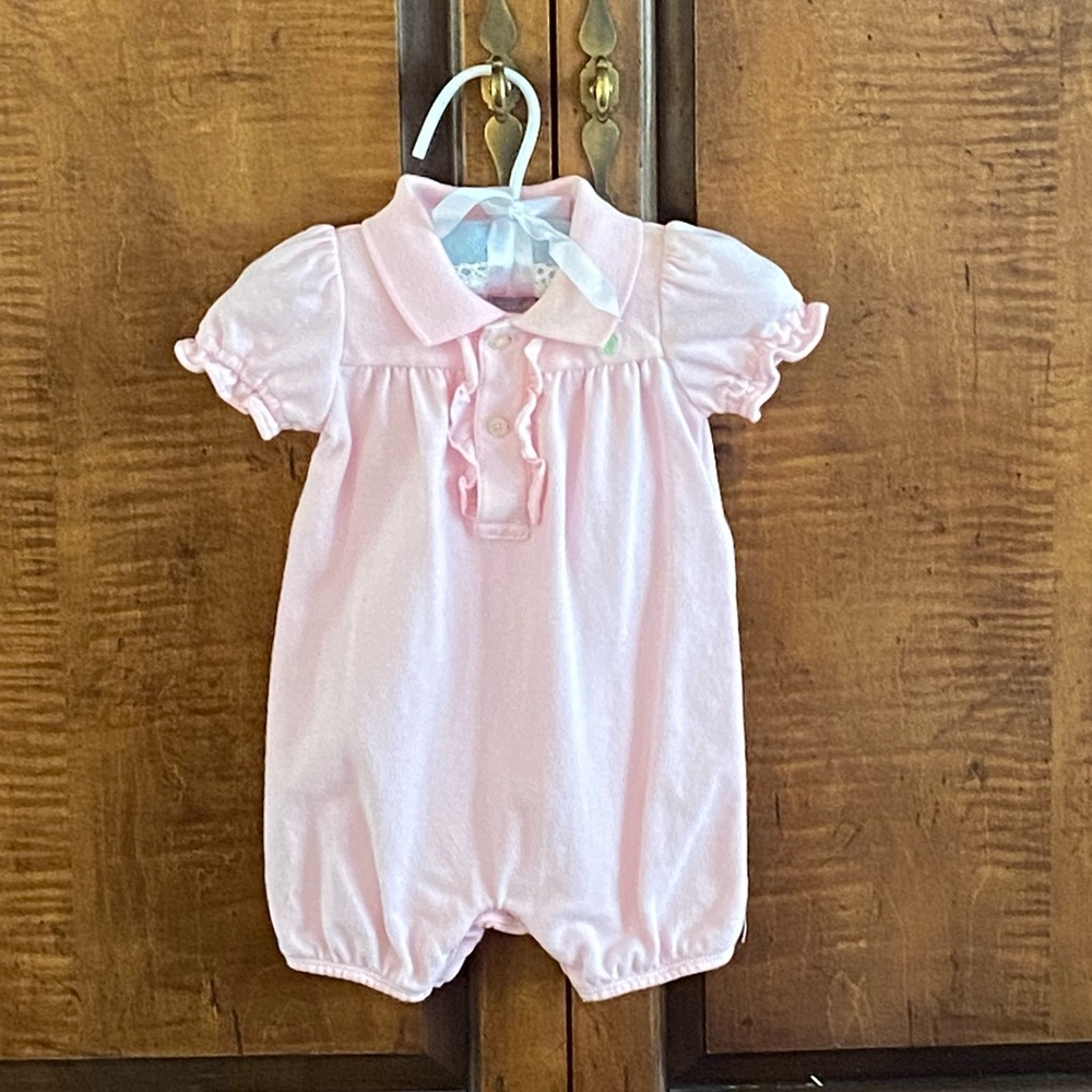 - Adorable Ralph Lauren Infant Girl 3 month Romper